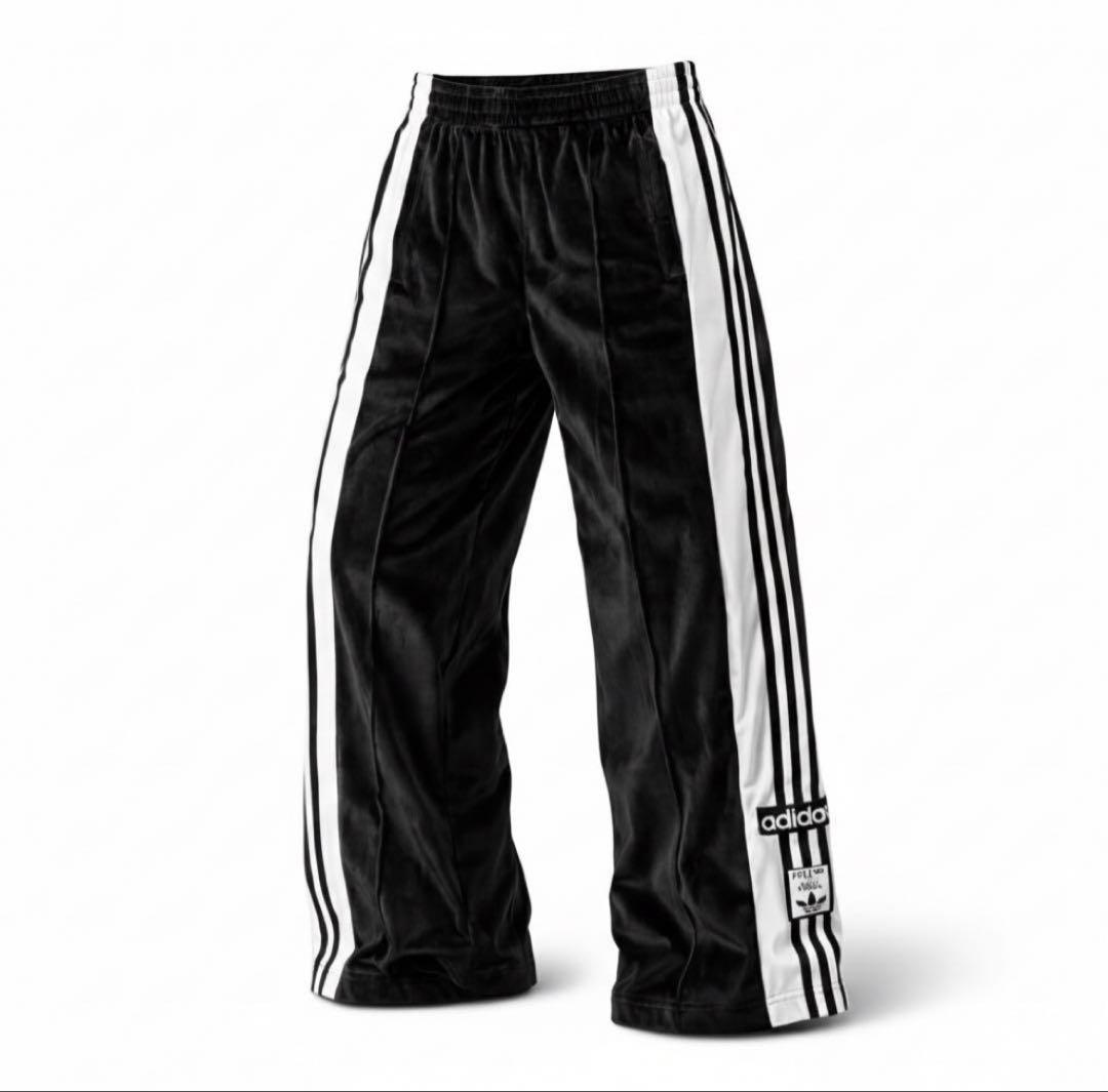 adidas ベロアパンツ【タグ付き】重盛さと美 - メルカリ