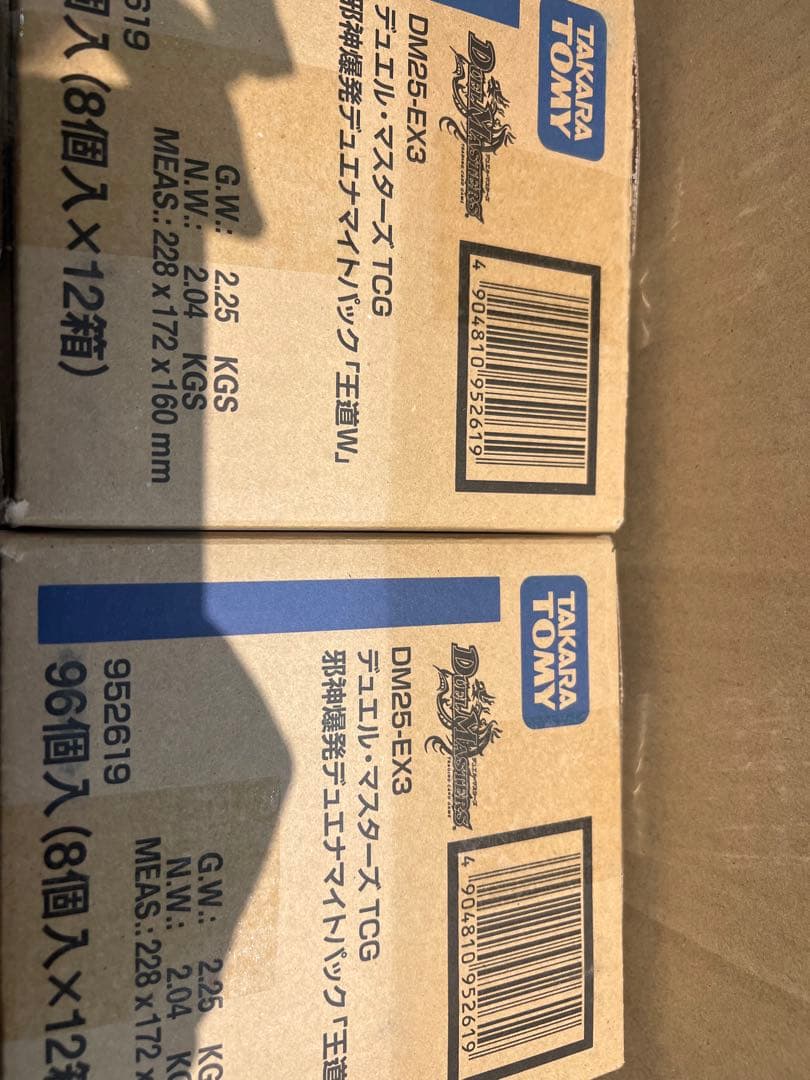 専用デュエマ DM25-EX3 邪神爆発デュエナマイトパック 王道W カートン DM25-EX3 デュエル・マスターズTCG 邪神爆発デュエナマイトパック