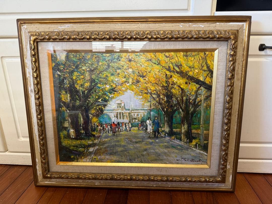 83.「神宮外苑」髙橋一善 油絵