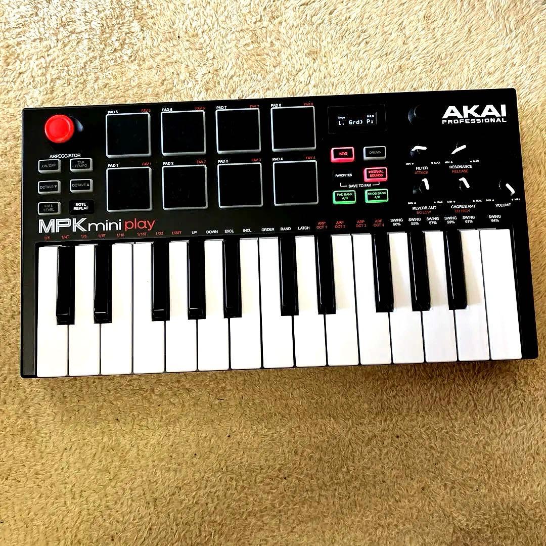 アカイ　AKAI MPK mini play 製品情報：MPK Mini Play：AKAI professional