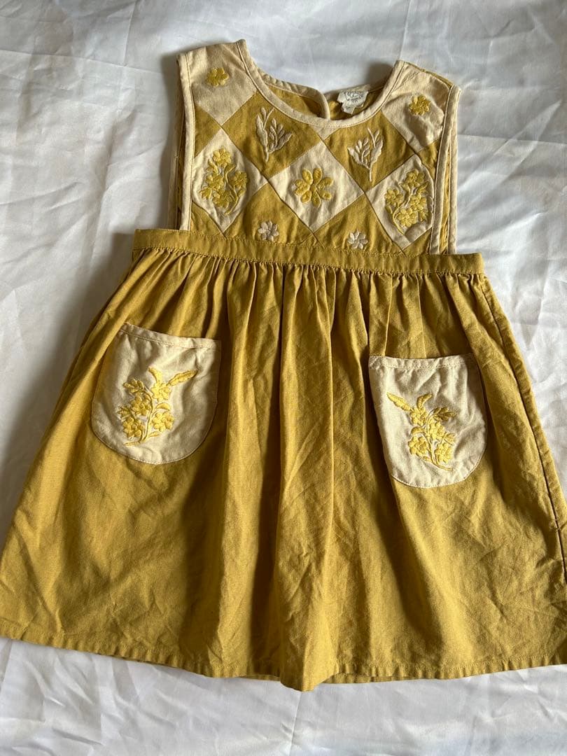 Apolina Bibi Panelled Pinafore Honey5-7y - メルカリ