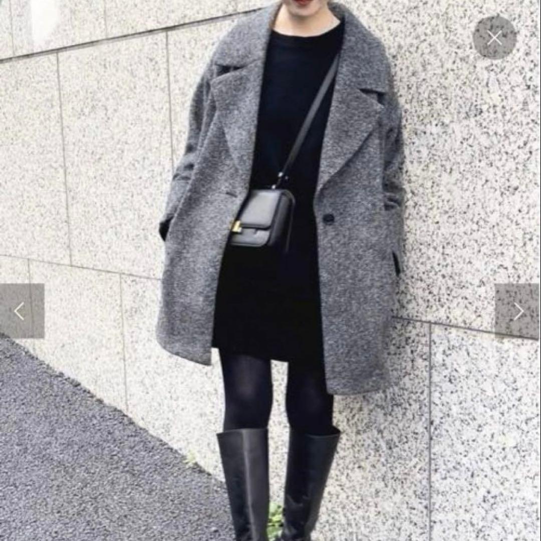 スピックアンドスパン　ダブルスライバーヘリンボーンミドルコート Spick & Span（スピックアンドスパン）の「Wスライバーヘリンボーン