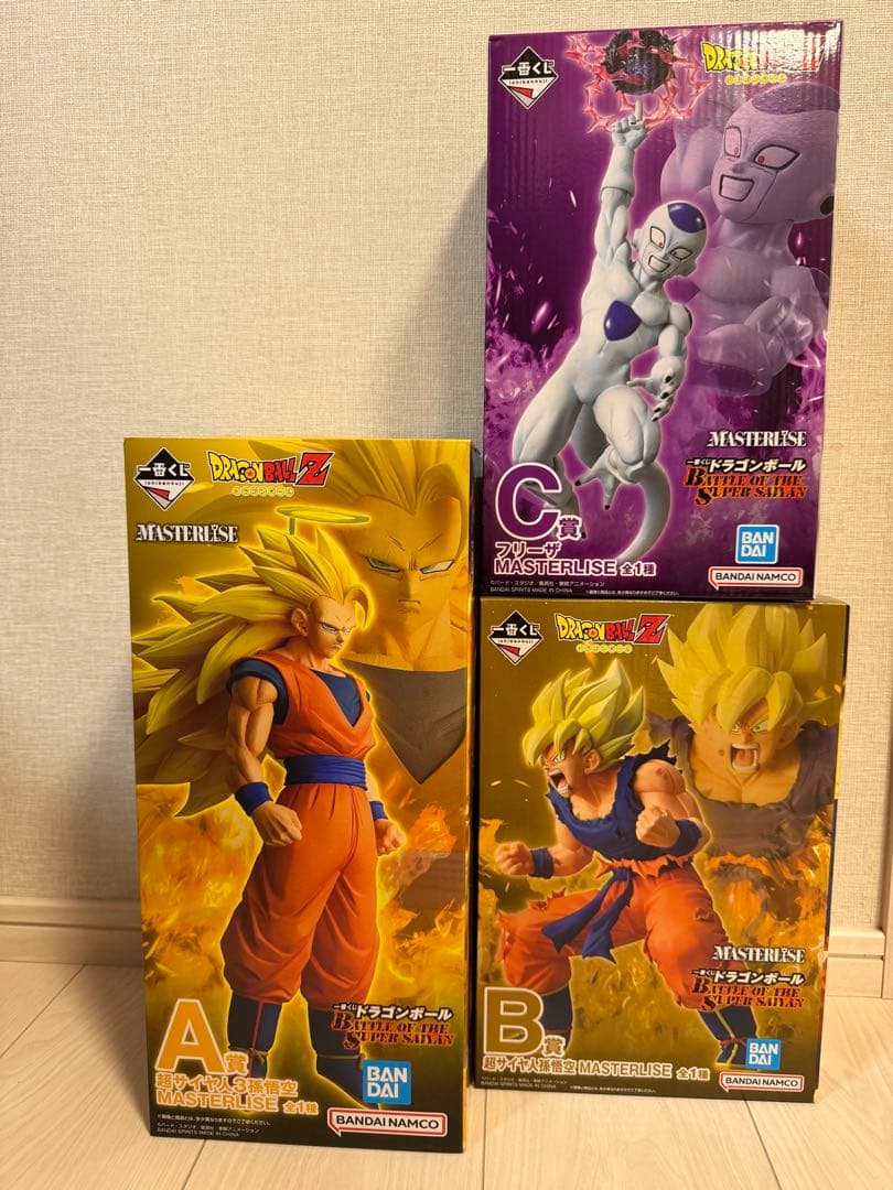 ドラゴンボール 一番くじ A賞超サイヤ人3孫悟空B賞C賞3体セット - メルカリ