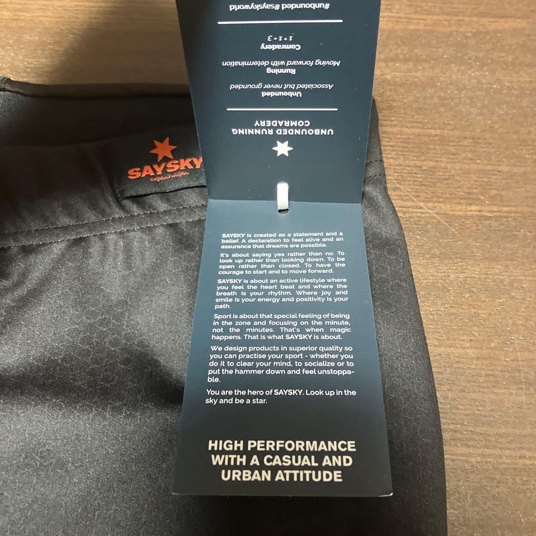 《新品》　SAYSKY セイスカイ ランニングパンツ　ロングタイツ　XS