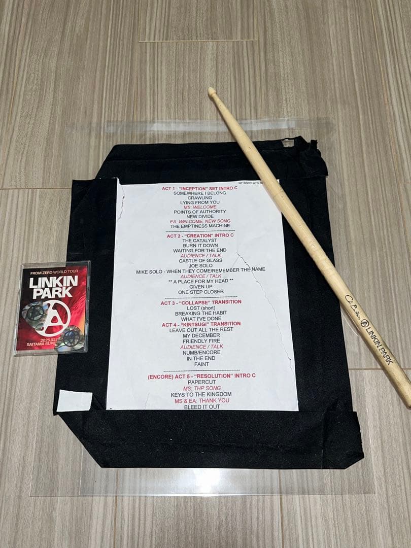 Linkin Park リンキンパーク　セットリスト　レア