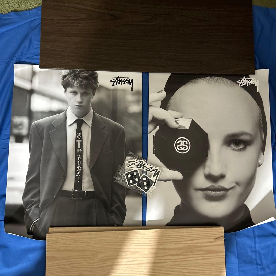 ★未使用品★ stussy シャネル ポスター 2枚　カールラガーフェルド追悼