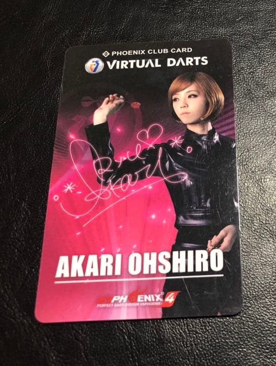 激レア サイン刻印入り フェニックス カード　大城 明香利