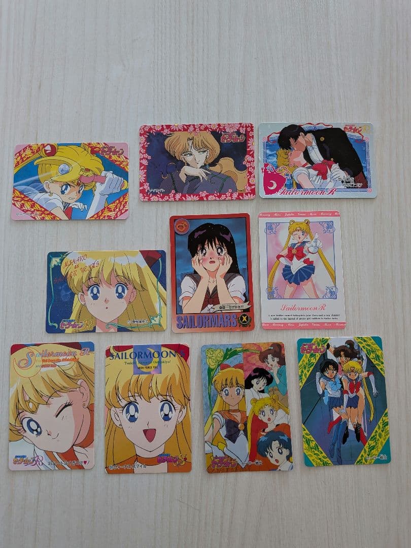 平成レトロカード】セーラームーン トレーディングカード ③10枚セット
