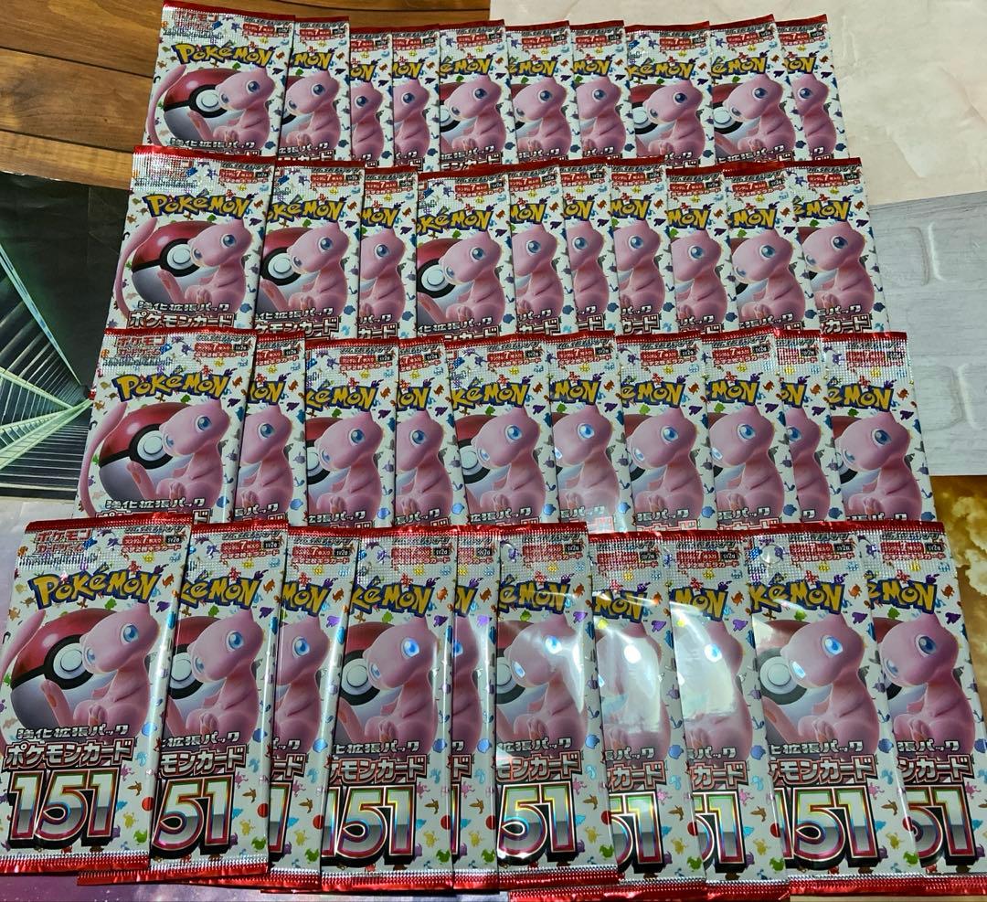【masami821masami821】 ポケカ151 40パック2箱分