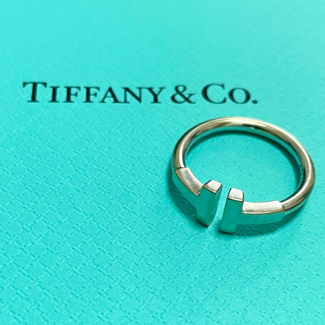 Tiffany & Co. Tワイヤーリング18Wホワイトゴールド