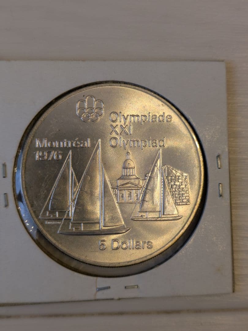 希少 1973年カナダ モントリオールオリンピックSV925製 銀貨 2枚セット