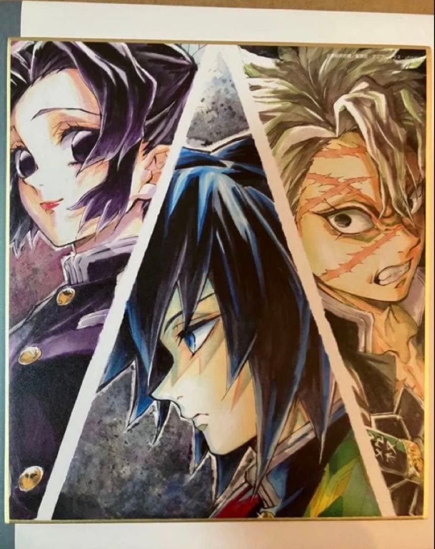 鬼滅の刃 柱合会議 蝶屋敷編 ランダム複製ミニ色紙 コンプリートセット