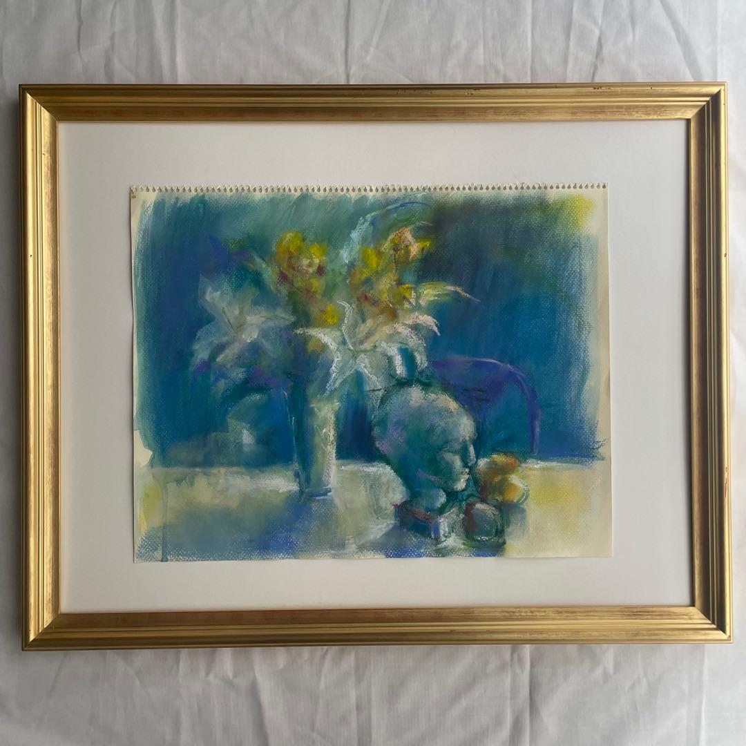 ヒーリング/癒し/パステル画/青/