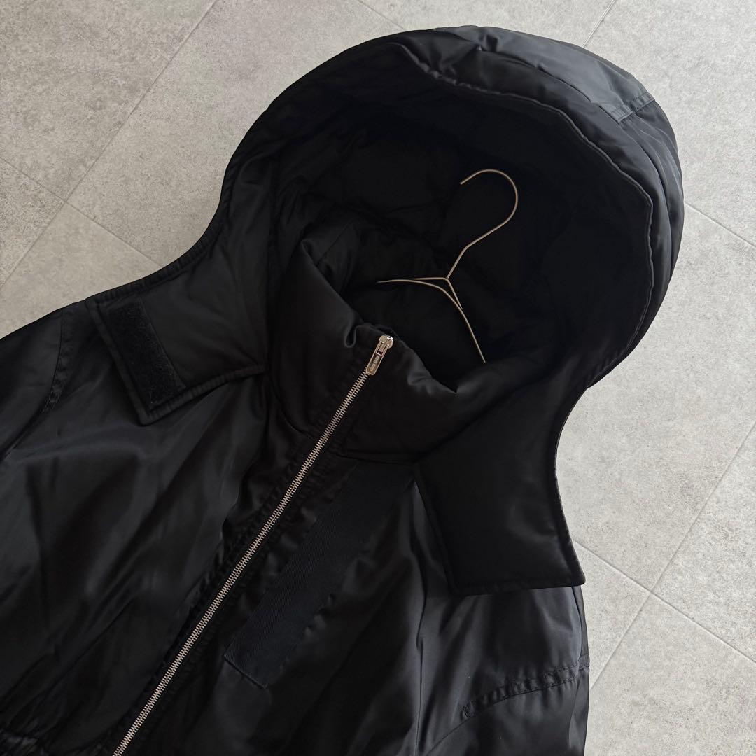 ミュウミュウ MA-1 ボンバー フレア ダウンジャケット 38 Y2K 黒