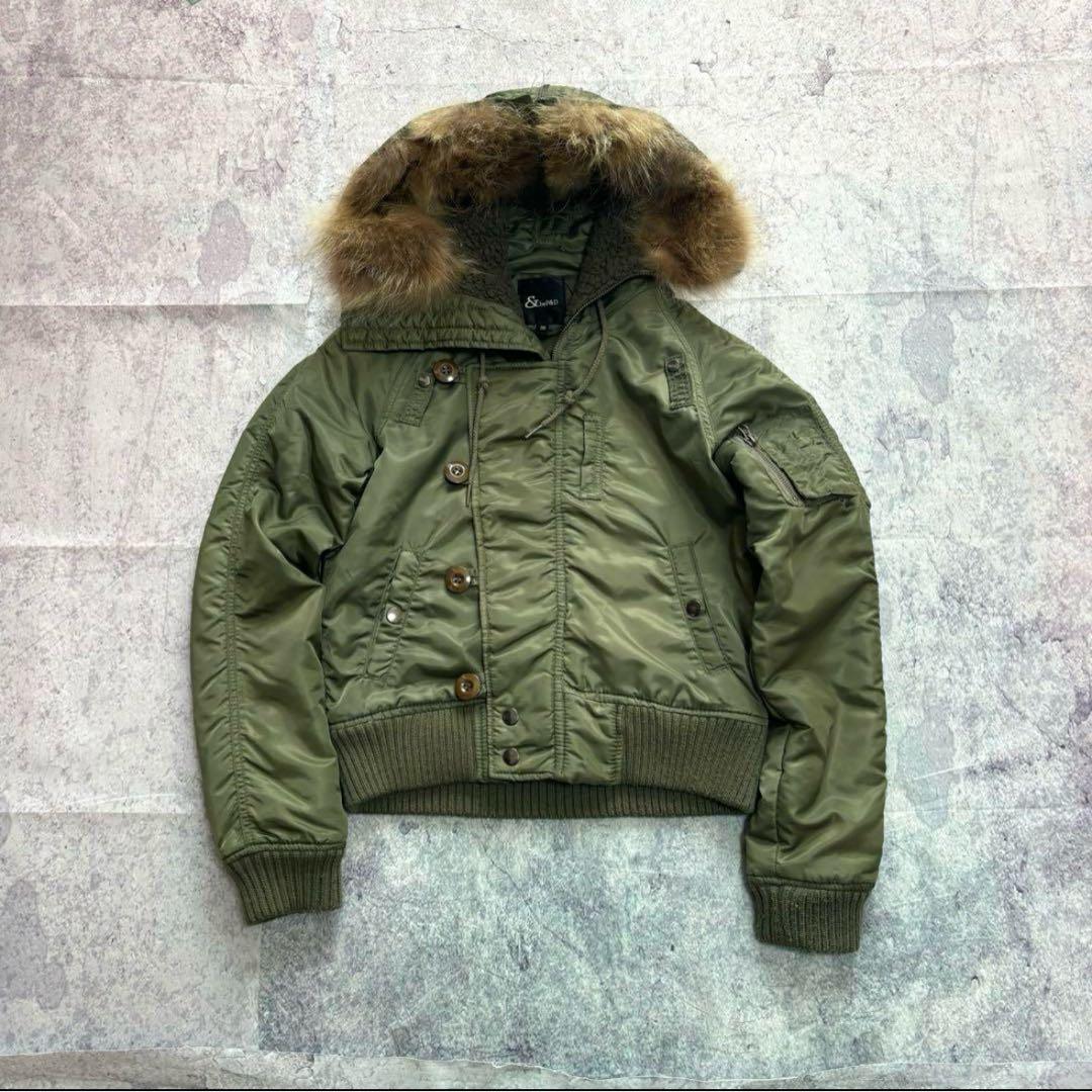 ジャケット・アウター archive N-2B fur military jacket y2k
