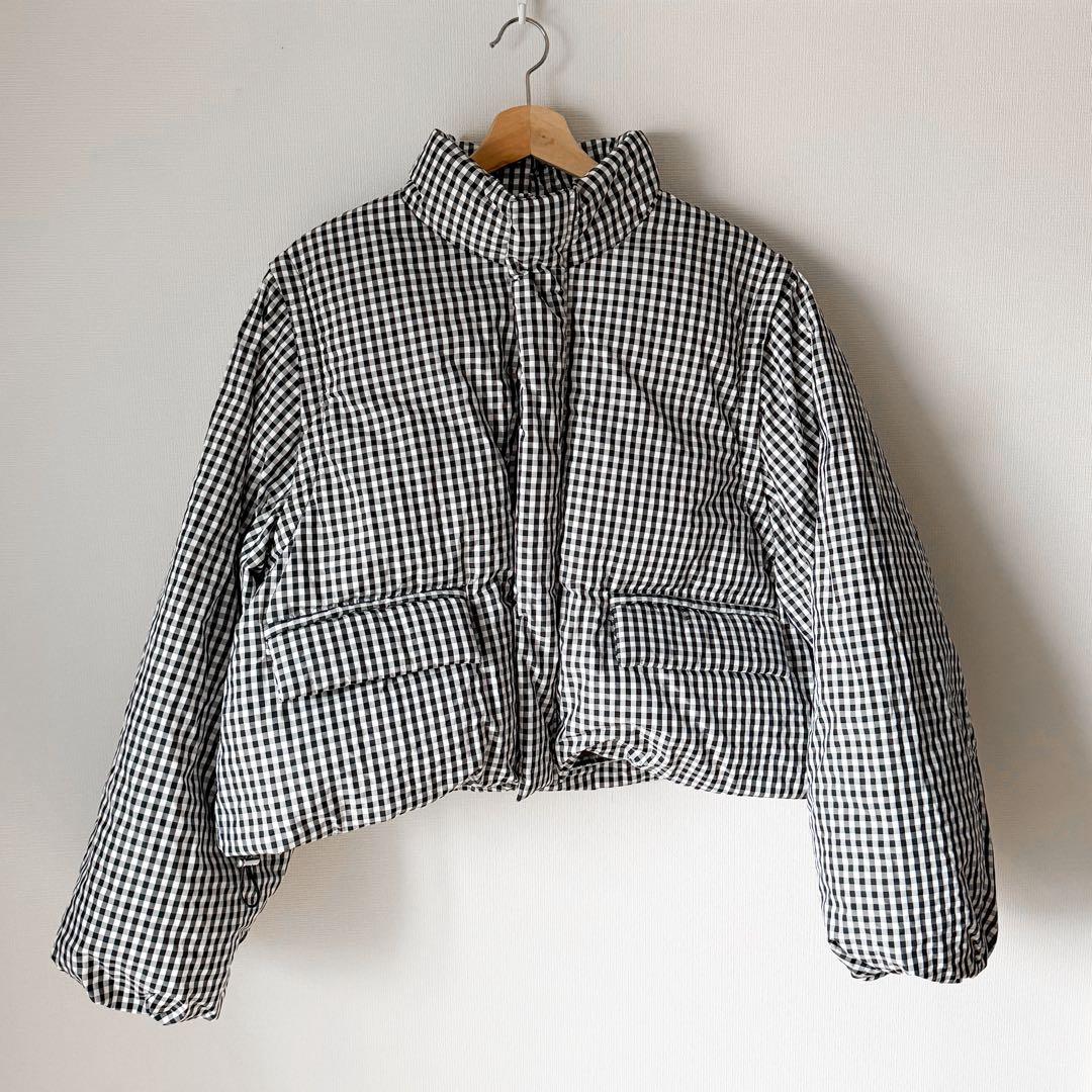 【SeaRoomlynn】Multiショートダウンジャケット(ギンガムチェック) SeaRoomlynn ♡Multiショートダウンジャケット ギンガムチェック