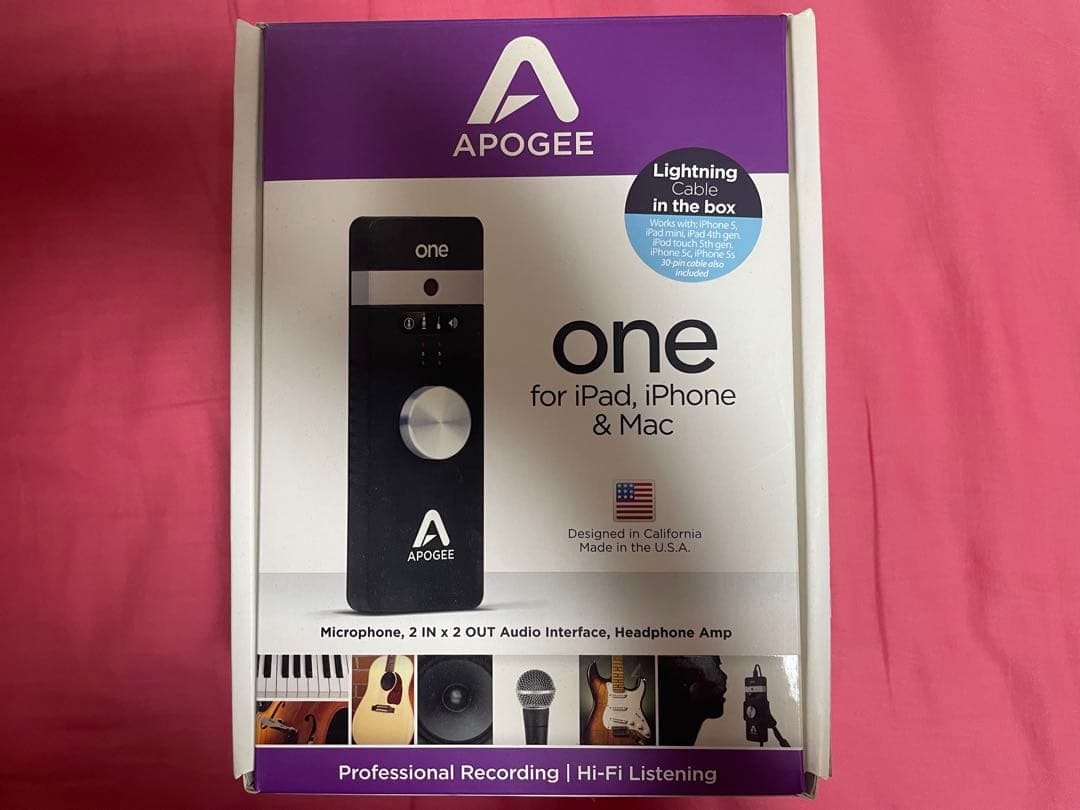 APOGEE one オーディオインターフェイス