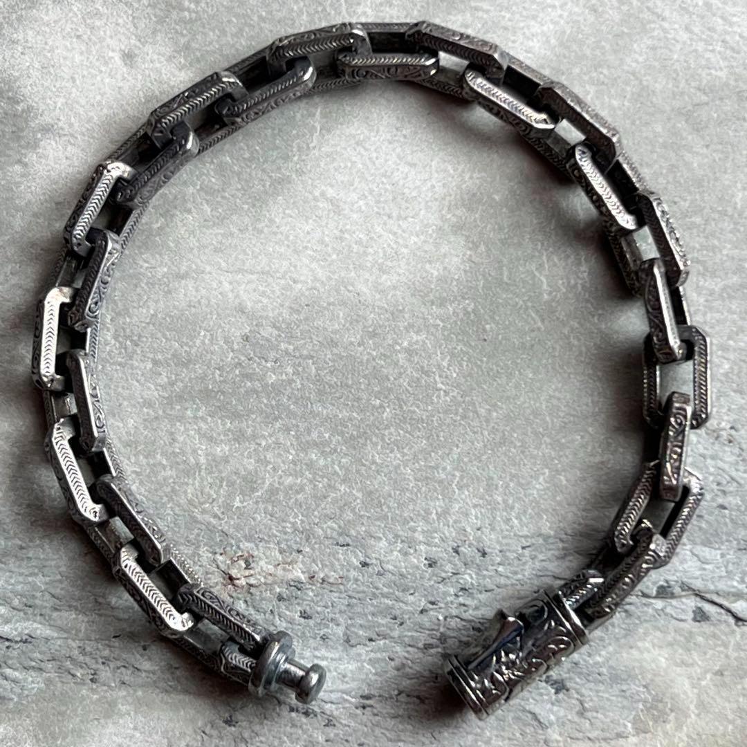 ヴィンテージ VINTAGE バイン チェーン ブレスレット バックル