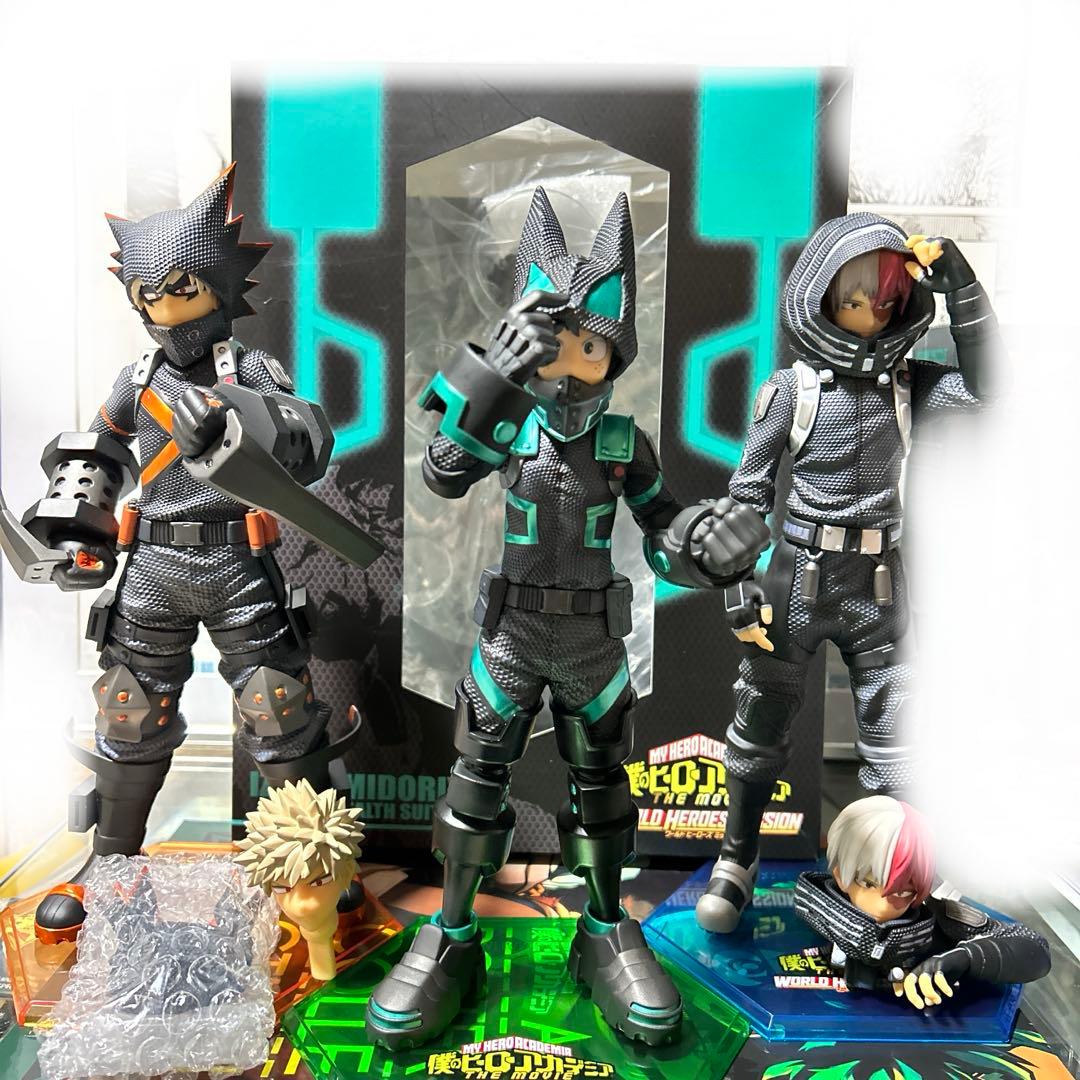 ワールドヒーローズミッション 1/8スケール 緑谷出久 爆豪勝己 轟焦凍