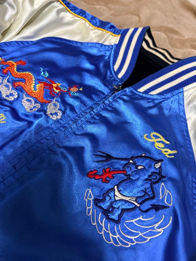 2面用 TEDMAN USA 別珍 龍 日本限定 スカジャン vintage - メルカリ