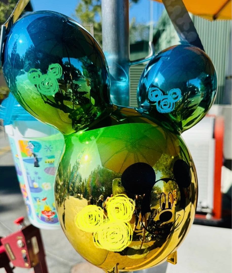海外ディズニー ミッキーバルーンポップコーンバケット カリフォルニア