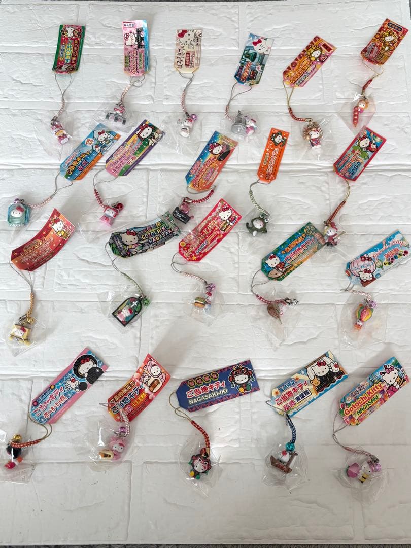 ハローキティ ご当地キティ ストラップ 新品未開封21個セット（バラ売り不可） 楽天市場】ハロー キティ 携帯 ストラップ キティ ちゃん アクセサリー