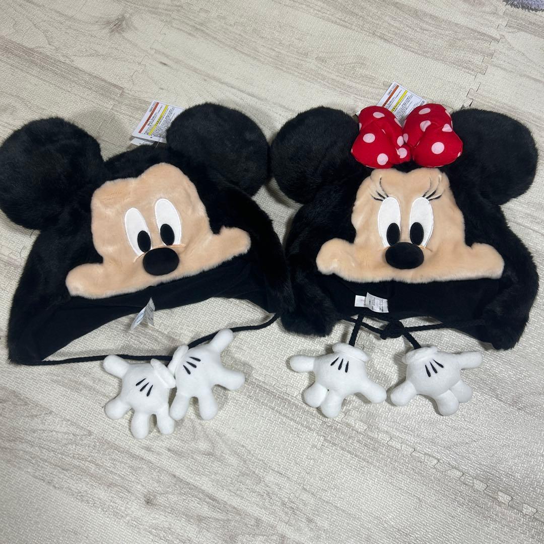 ディズニーリゾート　ミッキー　ミニー　ファンキャップ