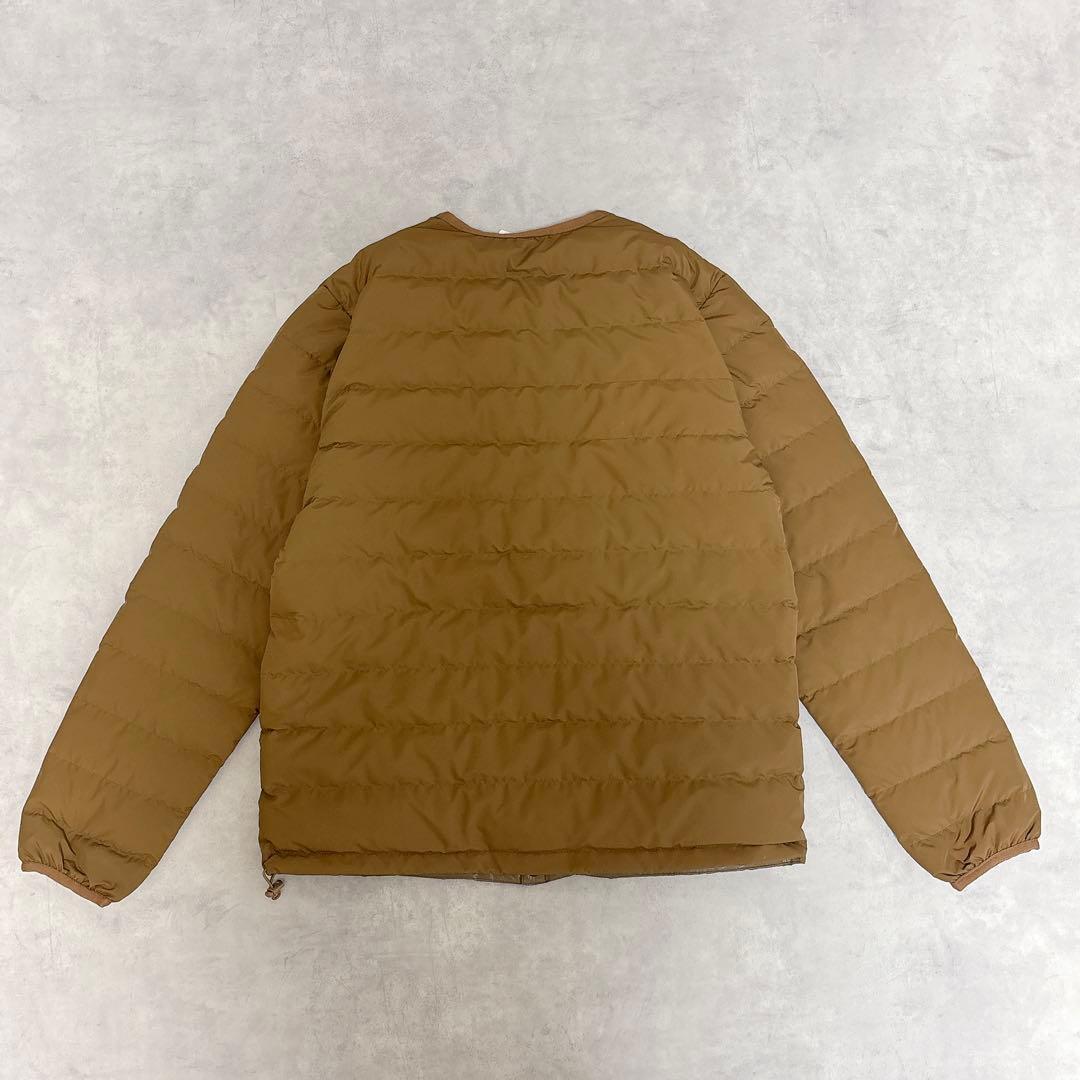 新品タグ付◇DANTONインナーダウン クルーネックジャケット◇ライト