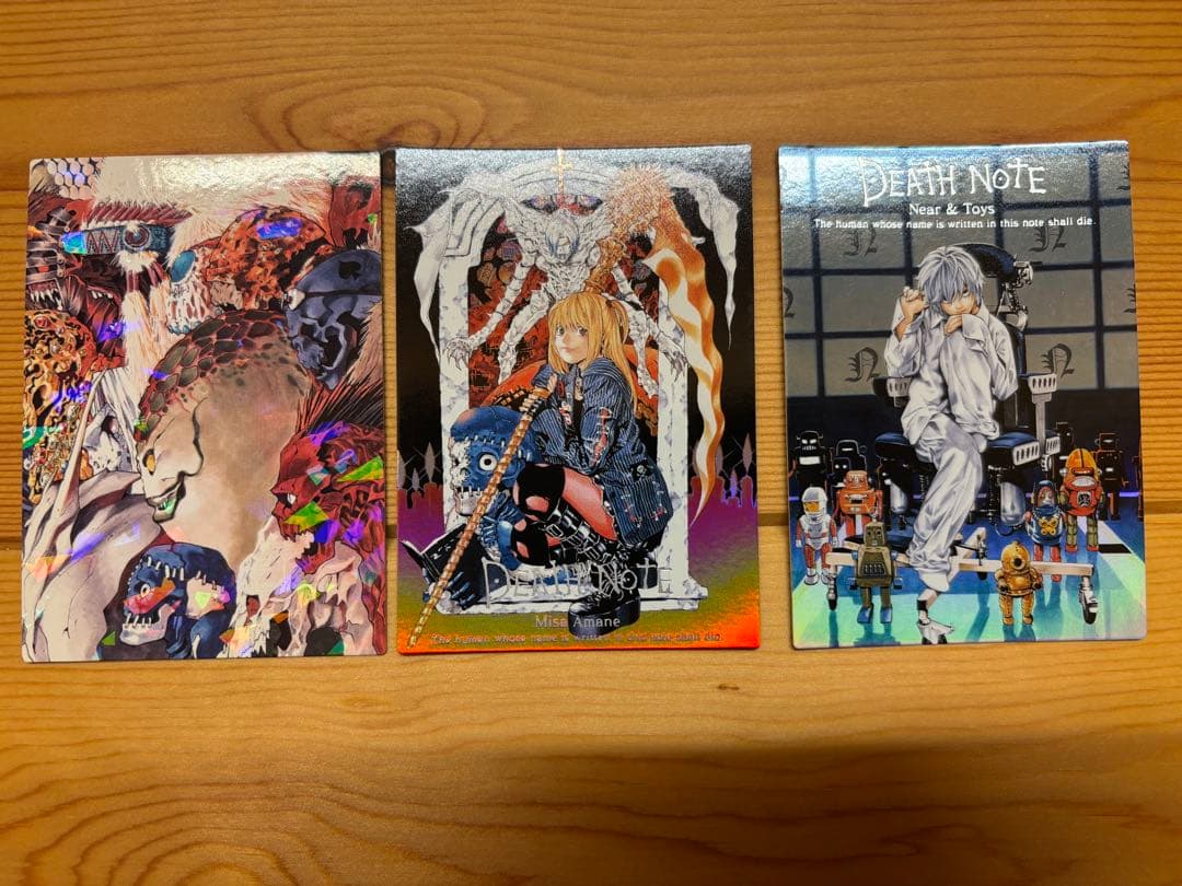 DEATH NOTE トレーディングカード 3枚セット