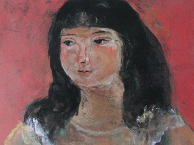 坂口麻沙子、【天使を抱く少女】、希少な額装用画集より