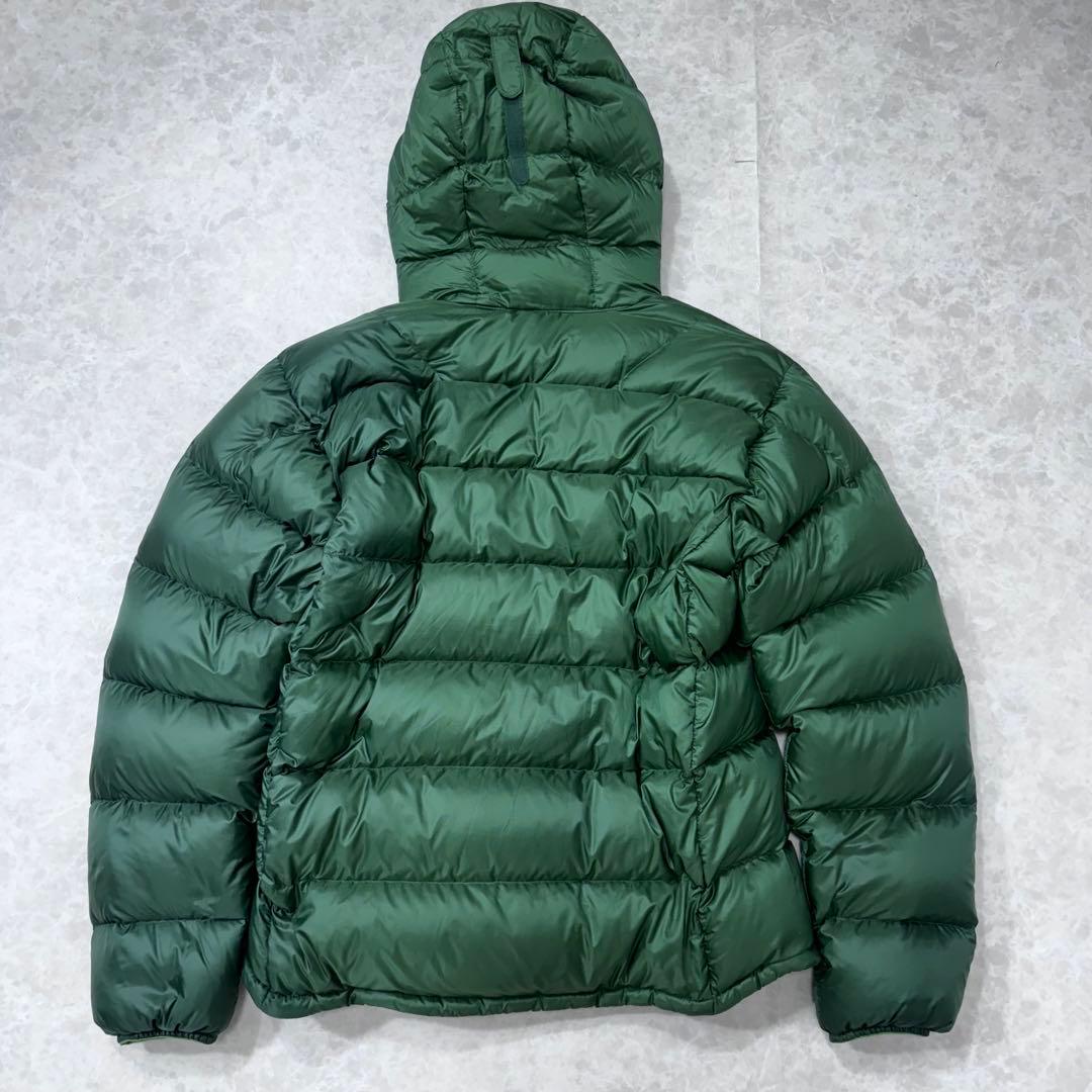 美品 mont-bell ライトアルパインダウンパーカ グリーン L ボリューム