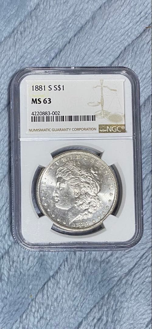 1881 S $1 銀貨 MS 63 MS 63 Graded 1881 Year Morgan US Dollars (1878-1921) for sale | eBay