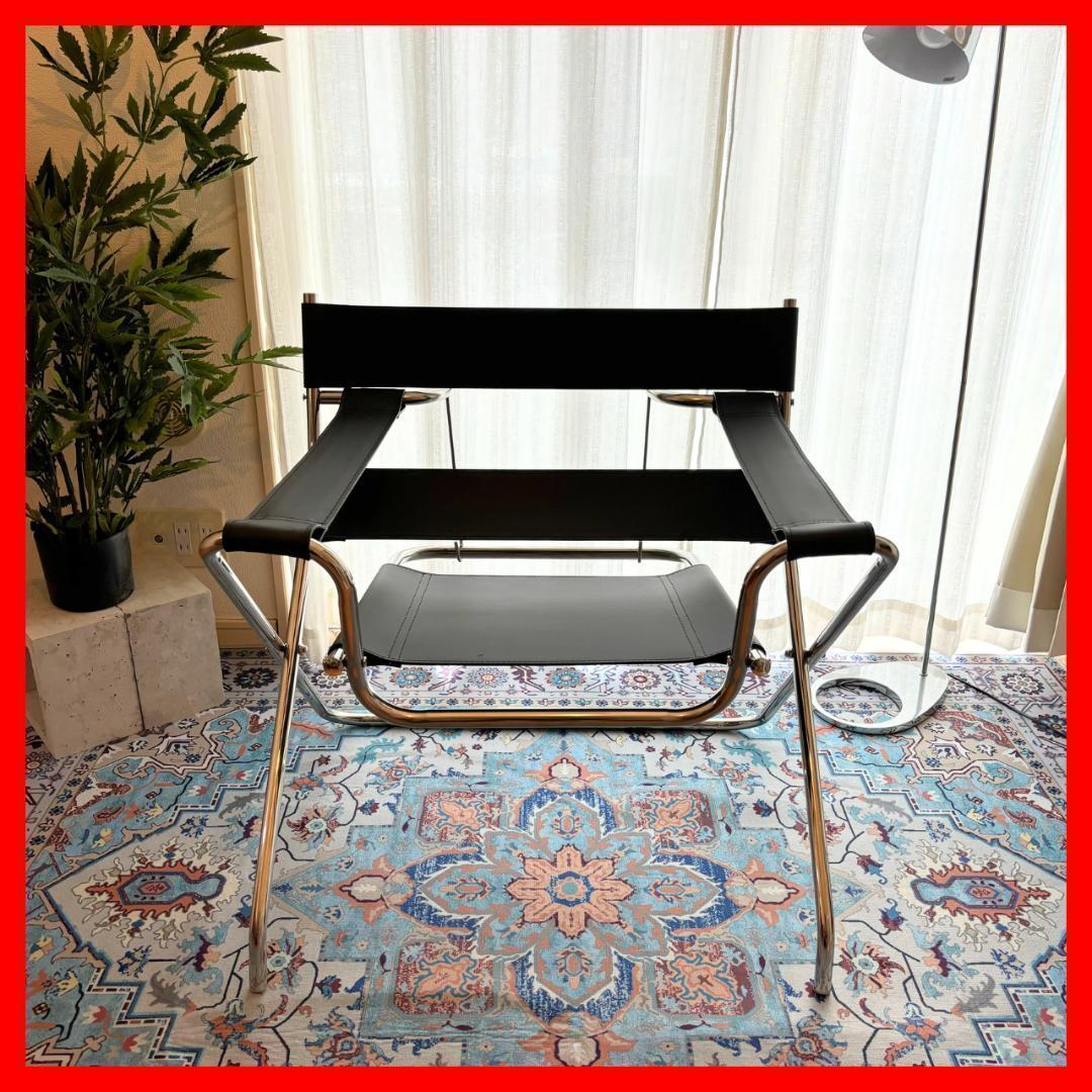 t*a様 リプロダクト ワシリーチェア 折りたたみ式 デザイナーズチェア レザー