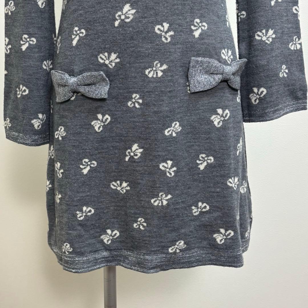 フェアリーグランジ y2k ダークコア 森ガール 姫ギャル リボン ニット