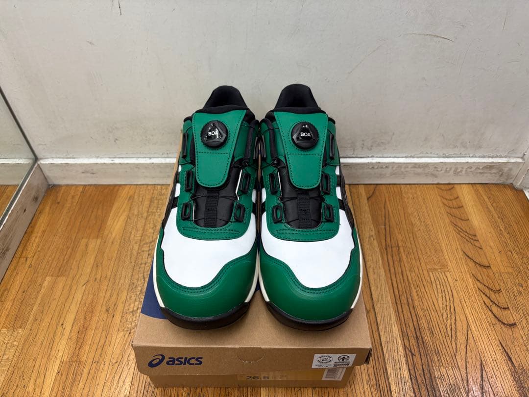 ASICS CP306 BOA LC安全靴 限定色(300)ケール/ブラック - メルカリ