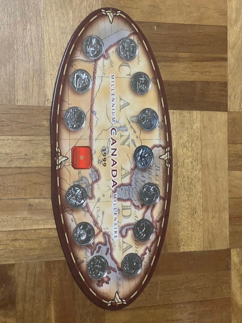 1999年 カナダ 12枚　92.5% スターリングシルバー　合計59.8グラム