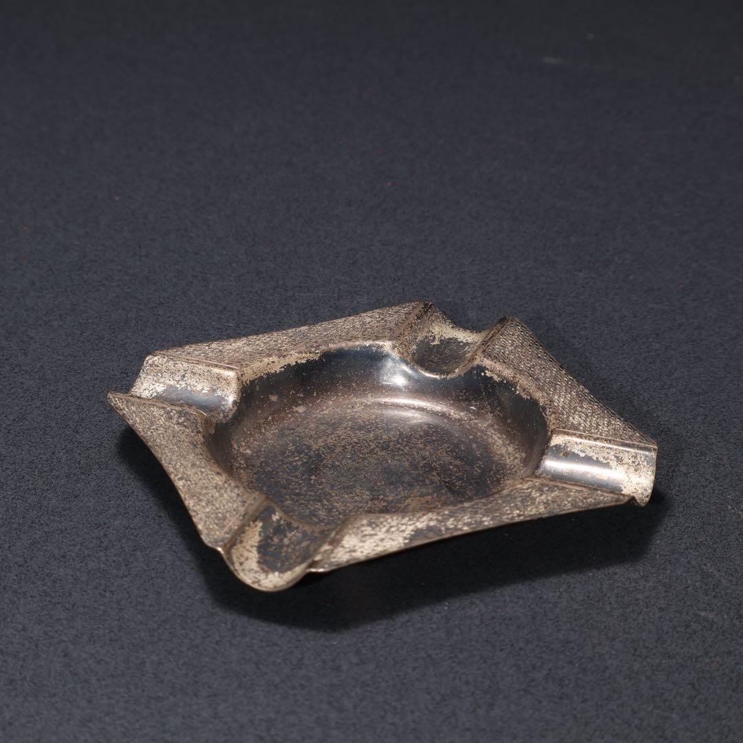 シルバー 灰皿 ホールマーク アッシュトレイ 四角 R1600