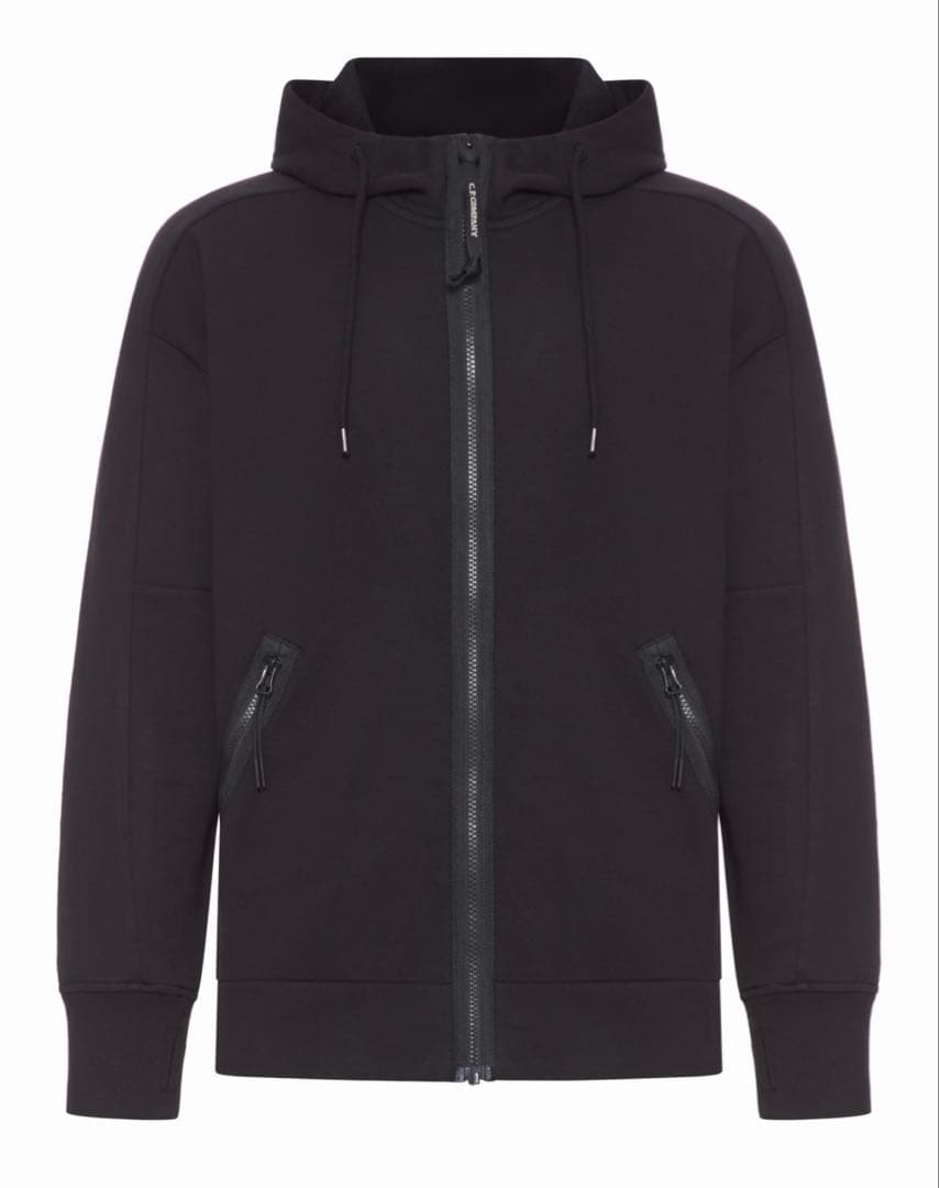 C.P. Company レンズディテールパーカー　フーディ ブラック　黒 C.P. Company メンズ パーカー通販 - FARFETCH