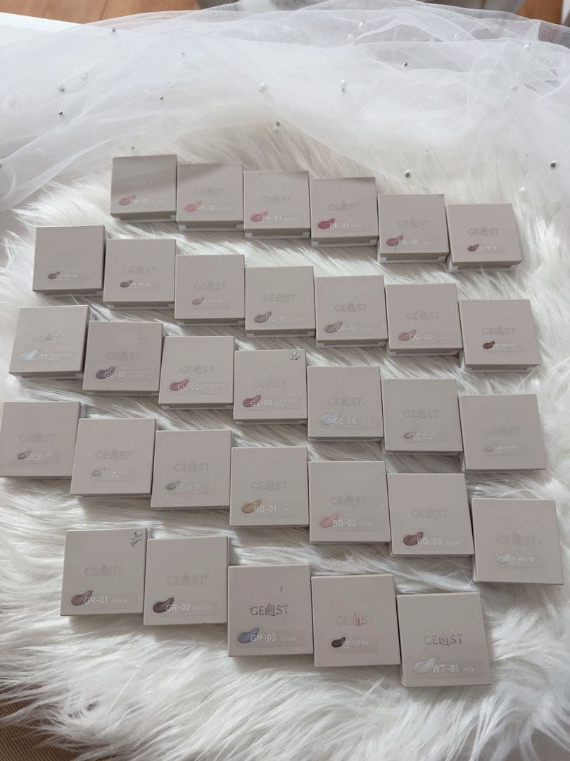 GELIST ジェルカラー 32色セット ☆リフィル2色＆カラーチャート付き☆