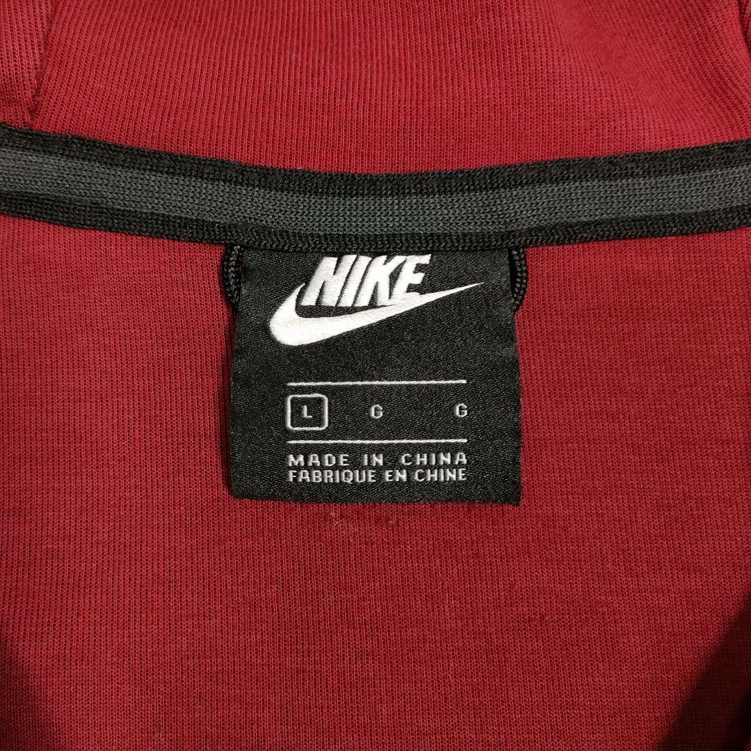 NIKE◇テックフリース フルジップ パーカー◇L/ワインレッド - メルカリ