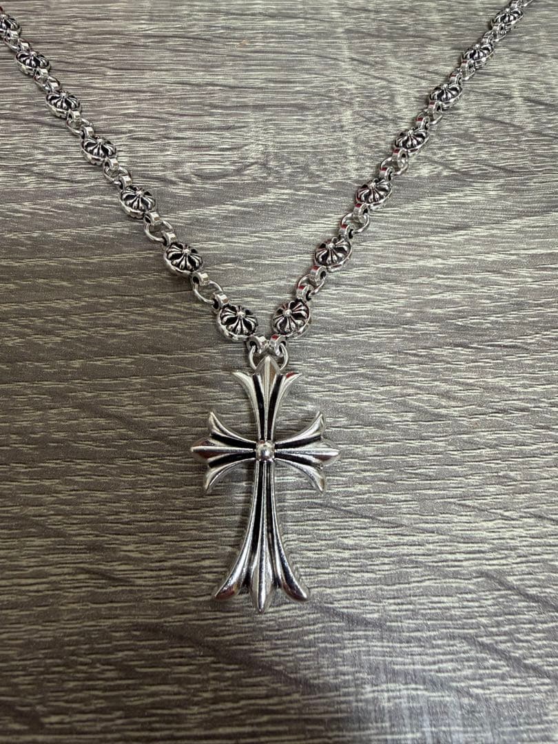 新品未使用クロムハーツモチーフネックレス50cm