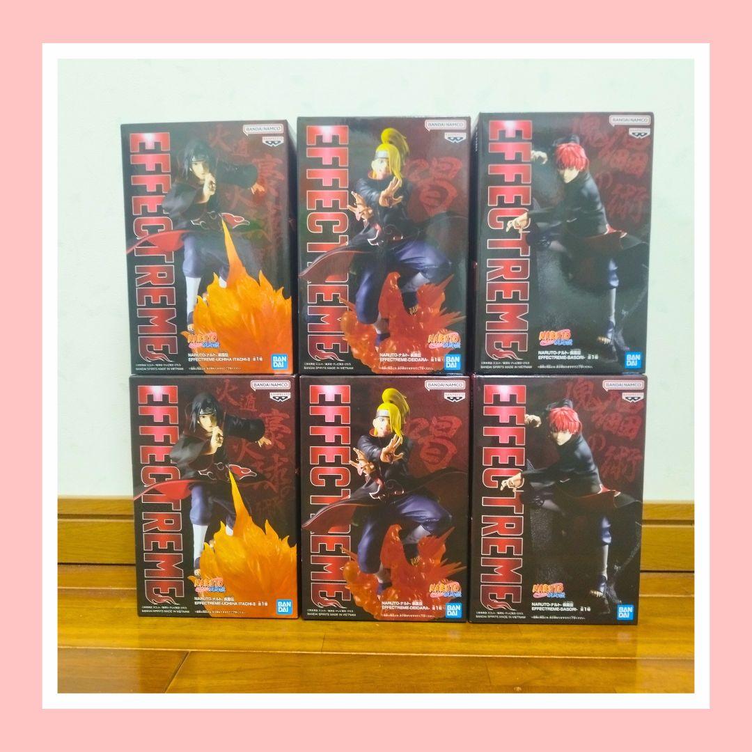 NARUTO 暁 EFFECTREME フィギュアセット B】 - メルカリ