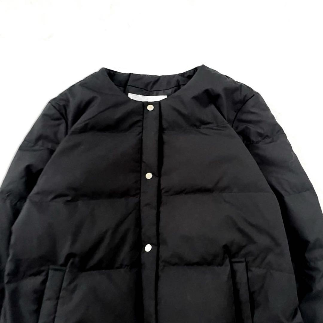 美品 オペークドットクリップ ミュラーダウン 撥水 ノーカラー