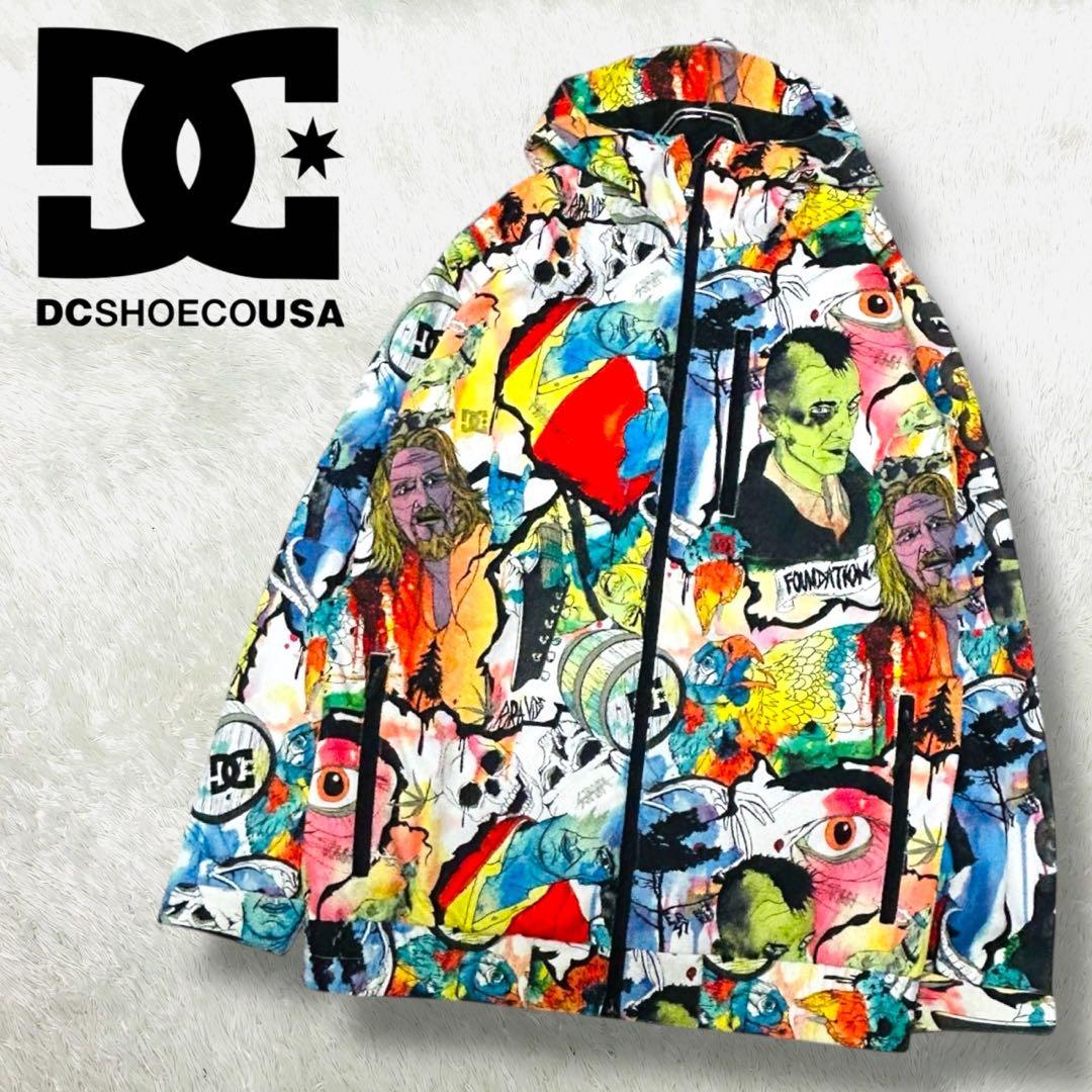 極美品 希少 DC スノーボードウェア ジャケット 総柄 ワイルド プロジェクト