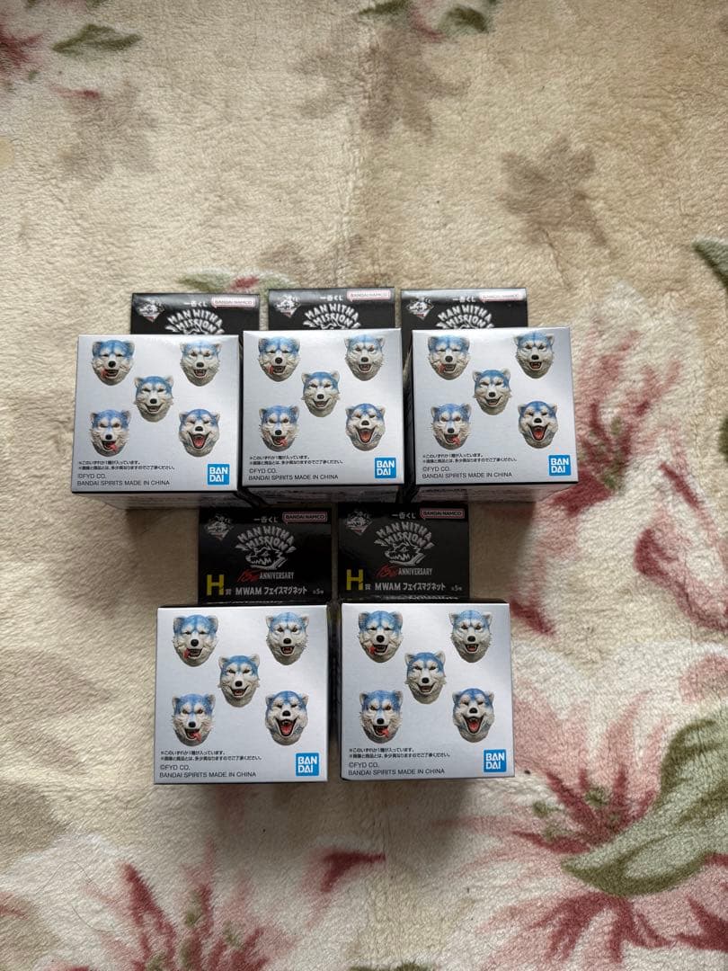 MWAM　一番くじ　H賞フェイスマグネット　全5種コンプリートセット