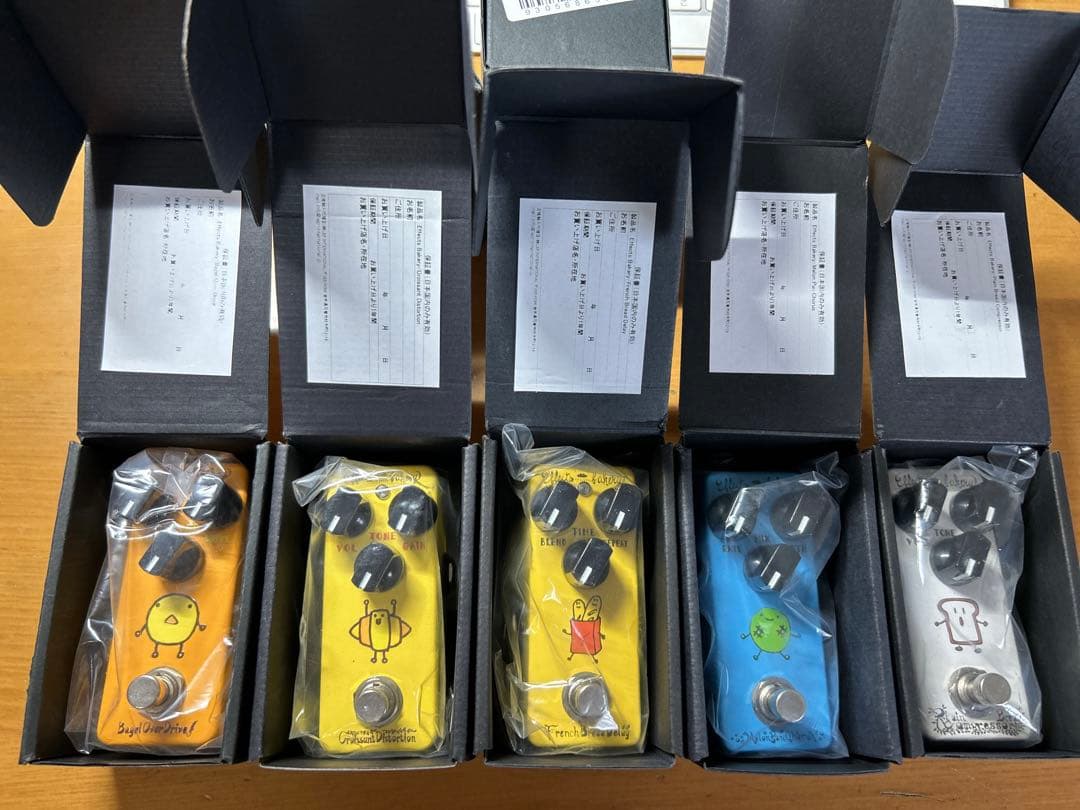 Effects Bakery（エフェクツベーカリー）　エフェクター 7個セット