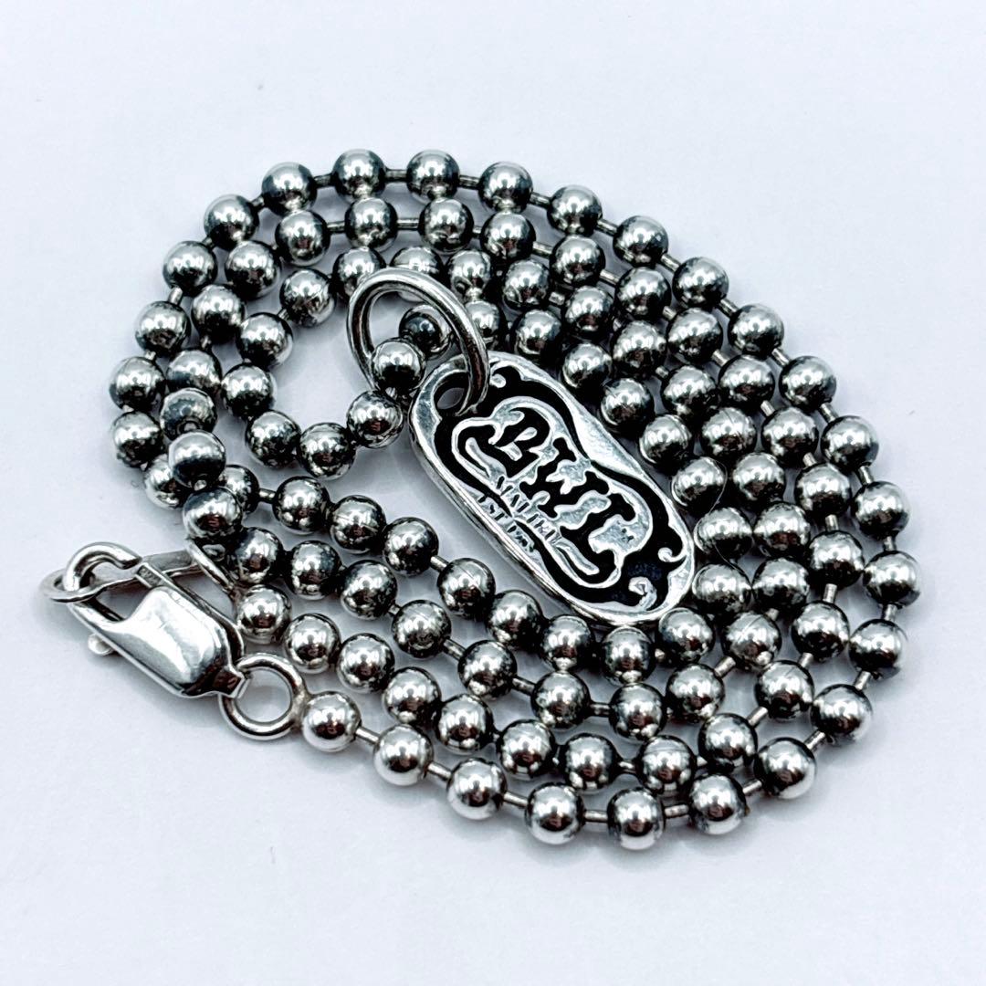 Bill Wall Leather ボールチェーン ネックレス シルバー925