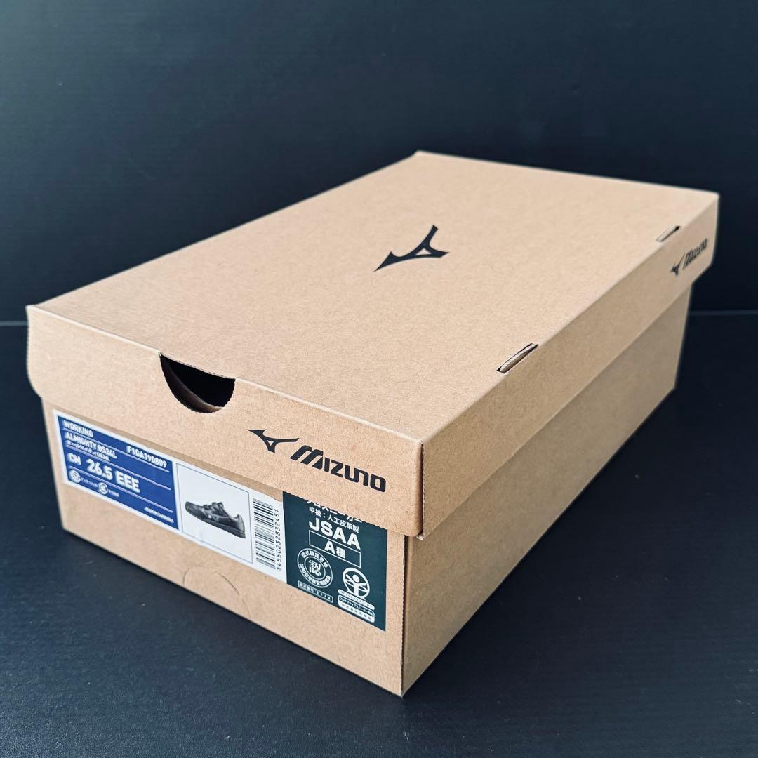 【新品】ミズノ　【26.5cm 3E】安全靴　オールマイティOS24L ブラック