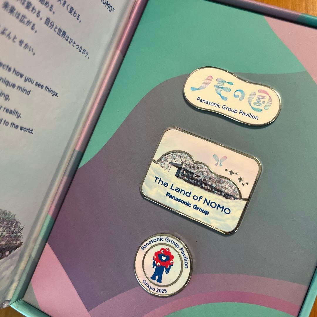 非売品】ノモの国ピンバッジ 3個セット パンフレット付き【激レア