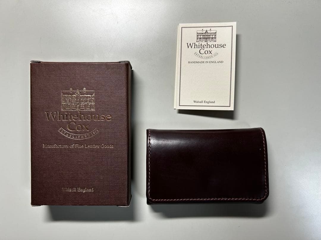 【新品】英国製 ホワイトハウスコックス ケース ハバナ